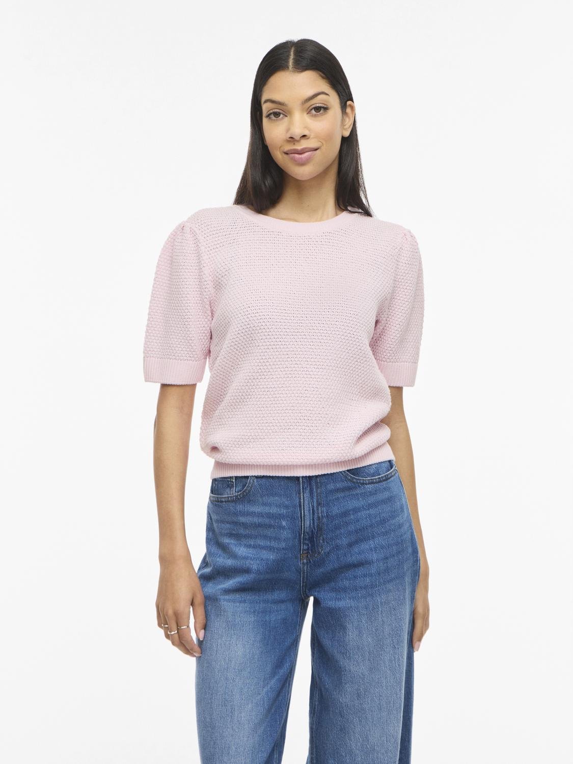 VIDALO Knit Top - Cherry Blossom - VERO MODA & VILA Bergvik
